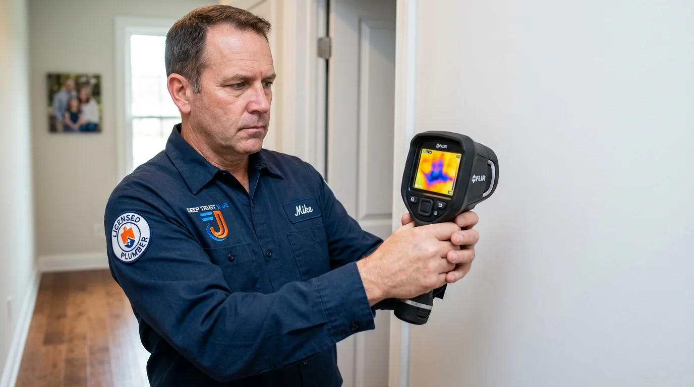 Thermal imaging leak detection by Johns Plumbing LLC in Blaine